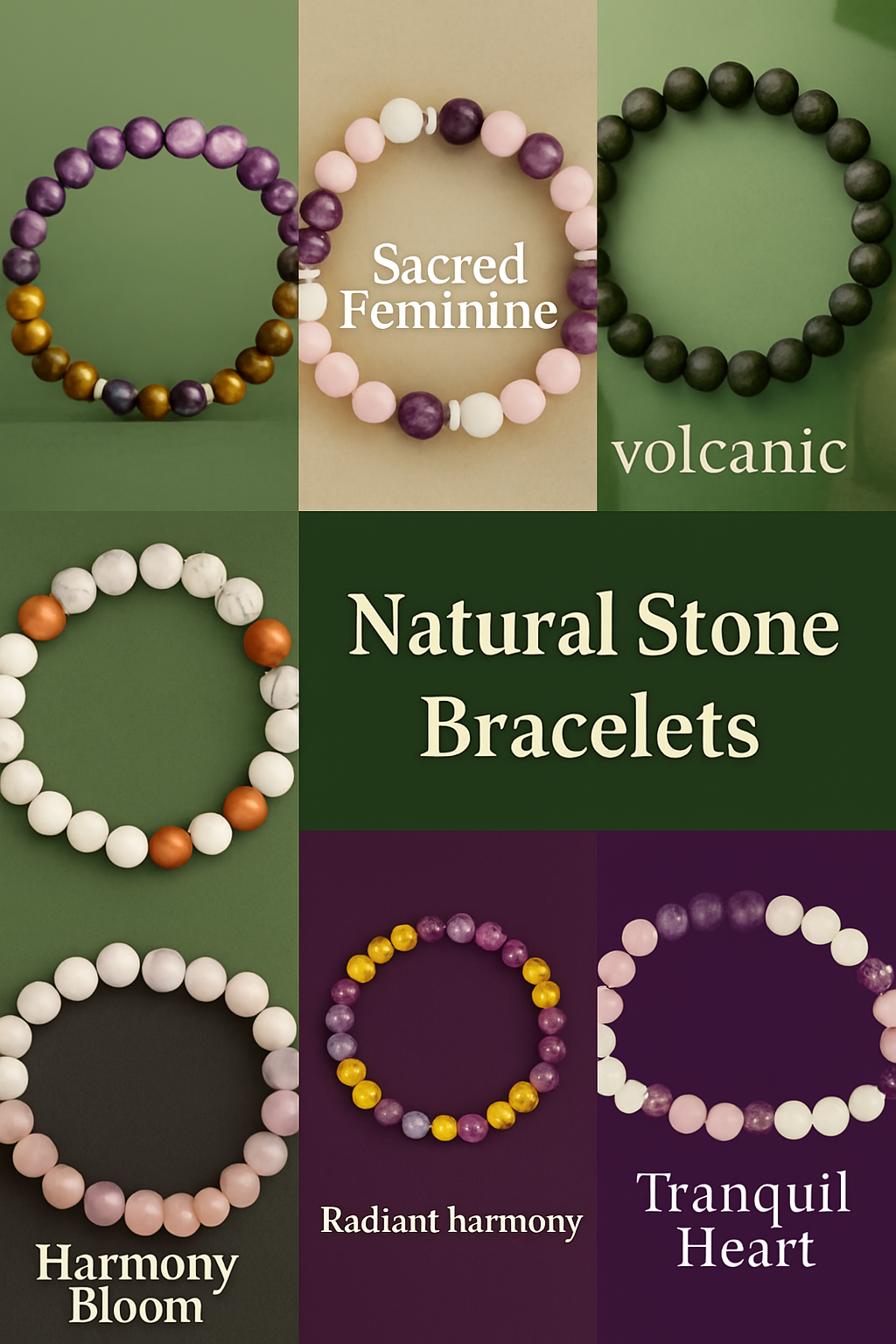 🌿 Natural Stone Bracelets