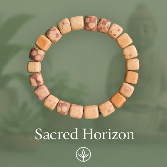 NEW🌿 Sacred Horizon - Handmade Natural Wooden Bracelet