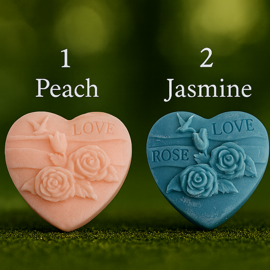 💝 Pink Love - Heart Shaped Natural Soap