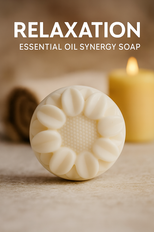 🧼 Relaxation Soap - Natural Floral Shape - 3.7 oz