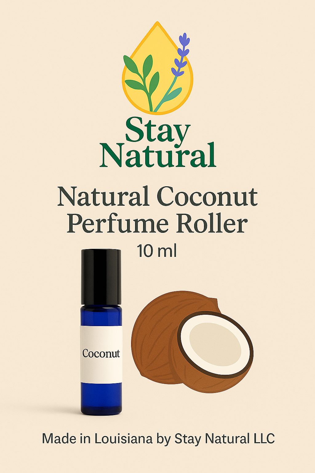 Natural Perfume Roller coconut – 10 mL