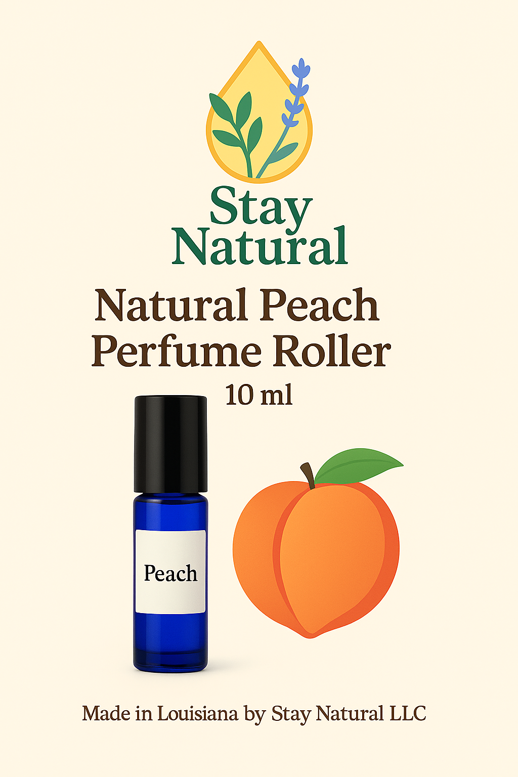 Natural Perfume Roller peach – 10 mL