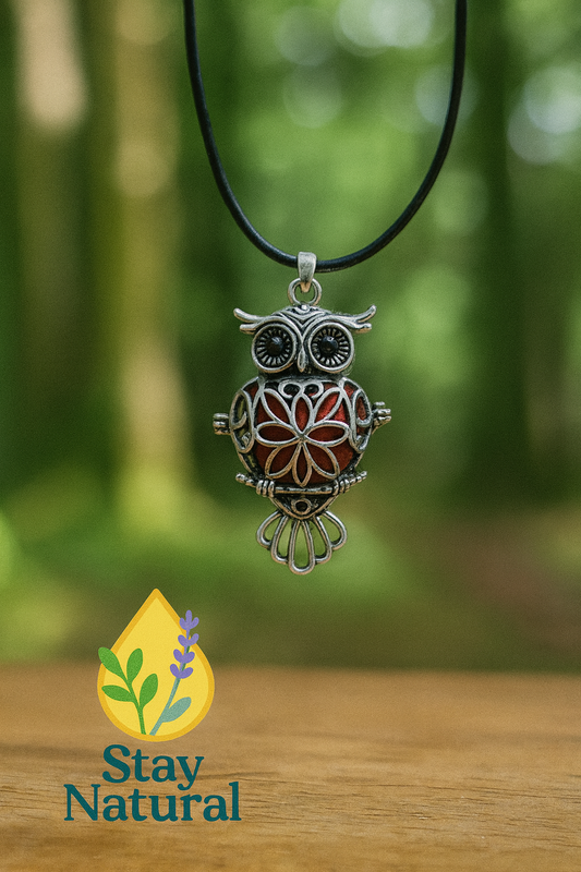 🦉🌸 Diffuser Necklace - Wise Bloom