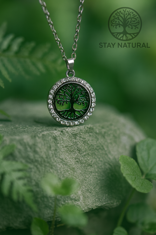 🌳 Diffuser Necklace - Root & Rise
