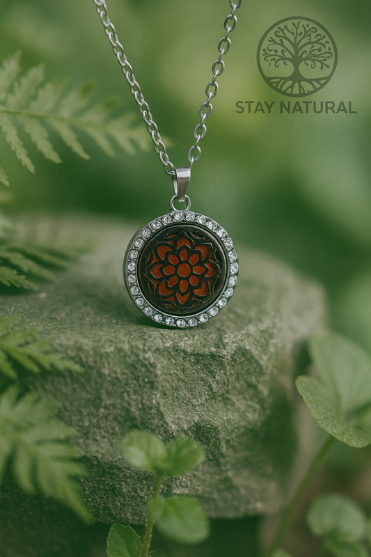 🌿 Diffuser Necklace - Inner Bloom