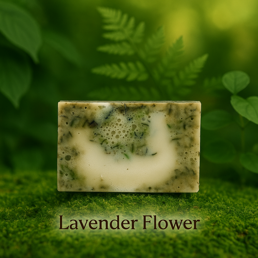 🌿💜 Mystic Meadow - Lavender Flower Soap 3 oz