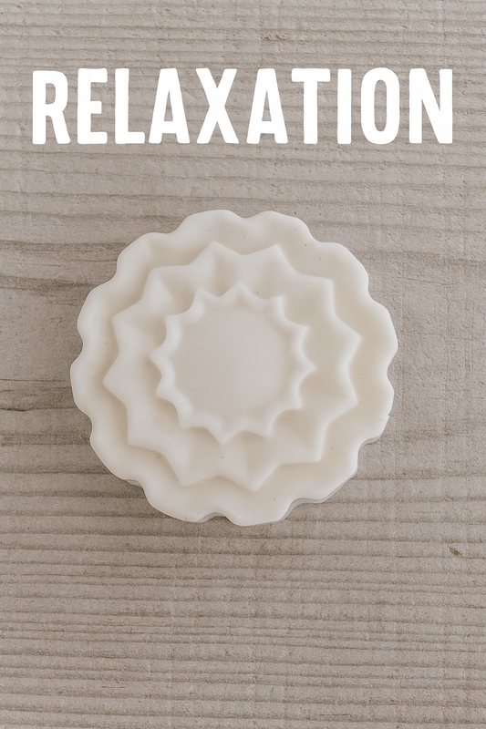 🧼 Relaxation Soap - Natural Floral Shape - 3.9 oz
