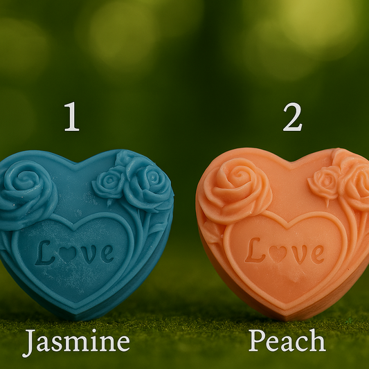 🌸 Elegant Heart Soap - 2.28 oz