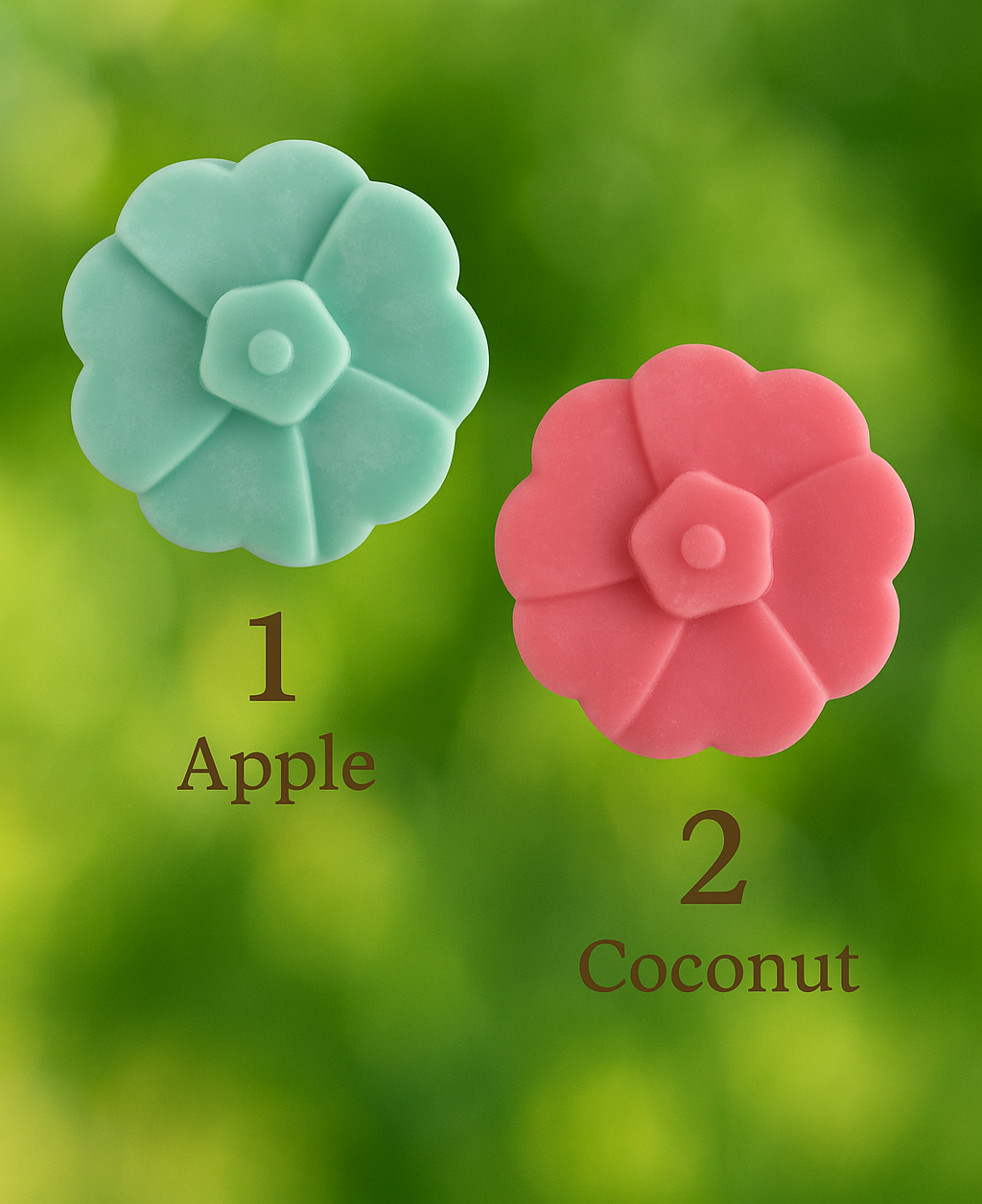 Natural Soap – Floral Shape – 3 oz