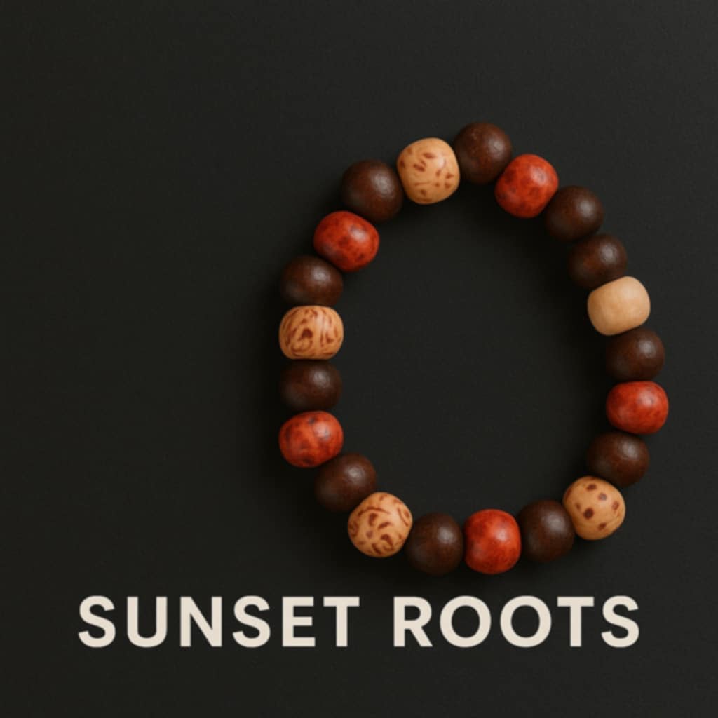 NEW🌿 Sunset Roots - Handmade Natural Wooden Bracelet