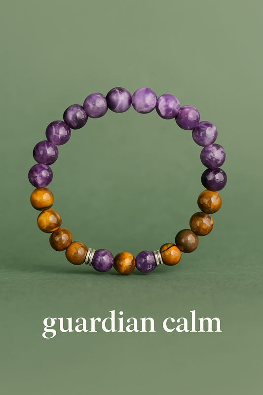 Guardian Calm Bracelet – Amethyst & Tiger's Eye